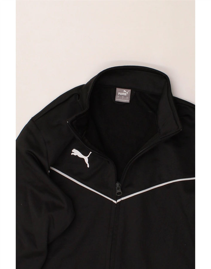 PUMA Womens Tracksuit Top Jacket UK 10 Small Black Polyester Vintage Puma and Second-Hand Puma from Messina Hembry 
