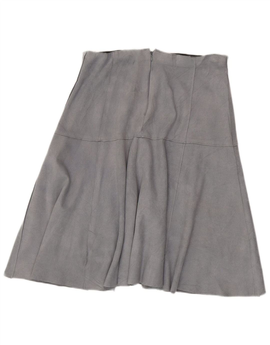 Gonna Zara da donna in pelle scamosciata grande W30 blu