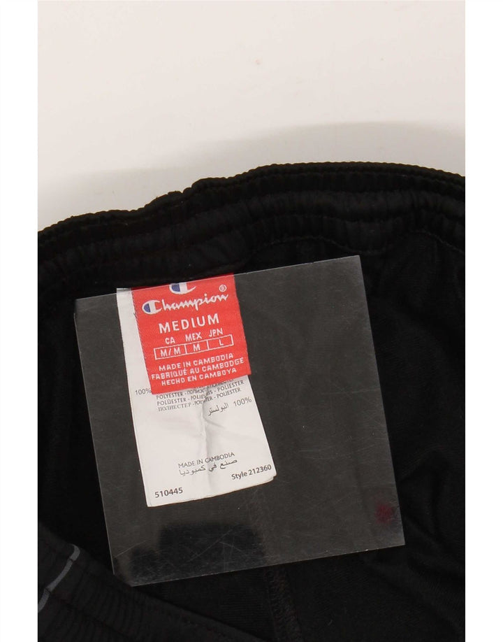 Pantaloni da tuta da uomo Champion in poliestere nero medio