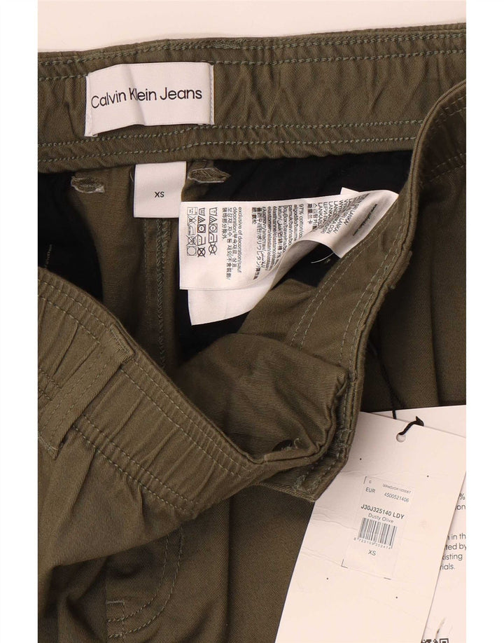 Pantaloncini cargo da uomo Calvin Klein XS W29 cotone kaki