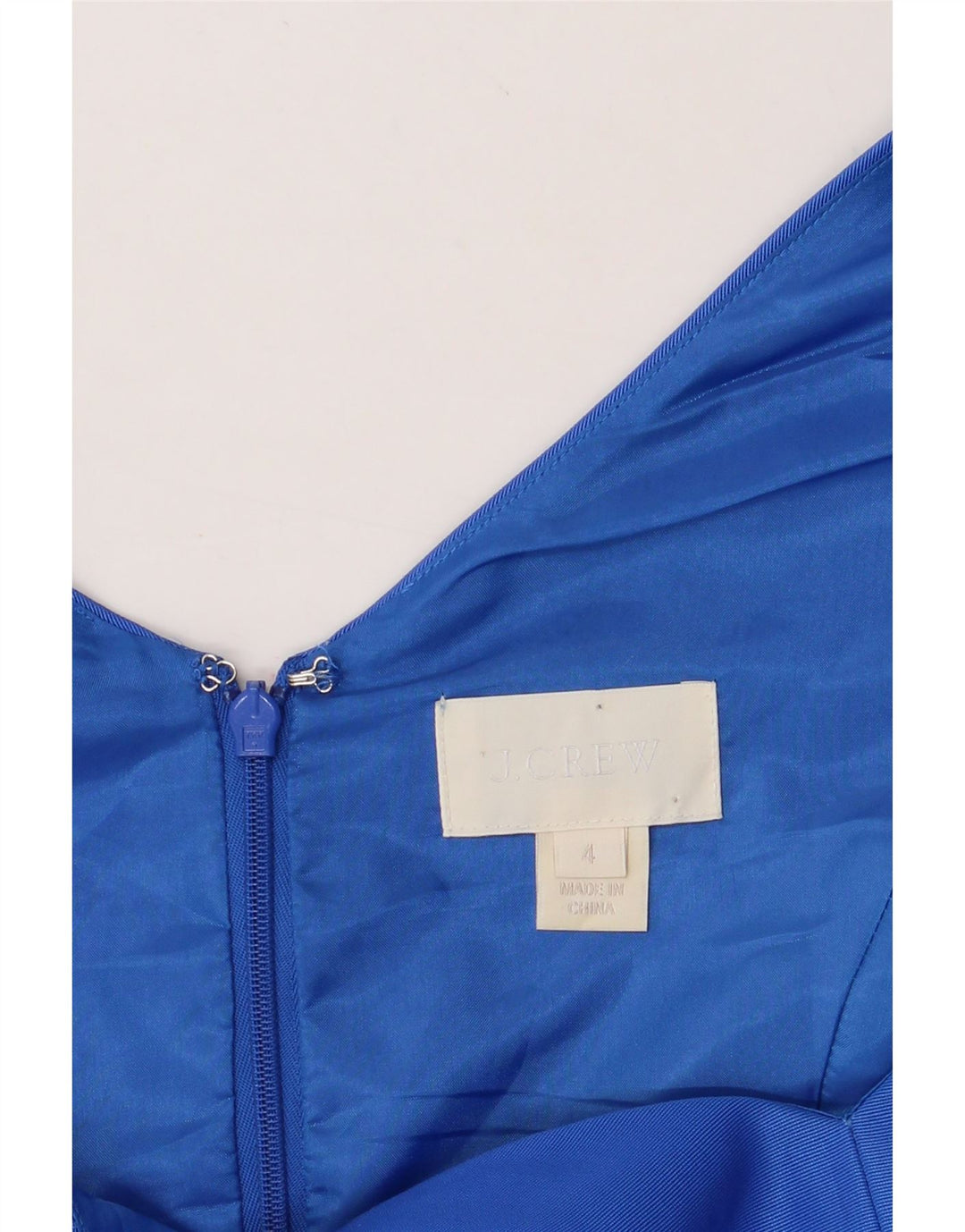 J. CREW Womens Sleeveless A-Line Dress US 4 Small Blue Cotton Vintage J. Crew and Second-Hand J. Crew from Messina Hembry 