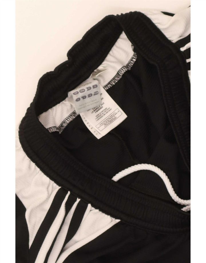 Pantaloncini sportivi Adidas Climalite da uomo, poliestere color block medio nero