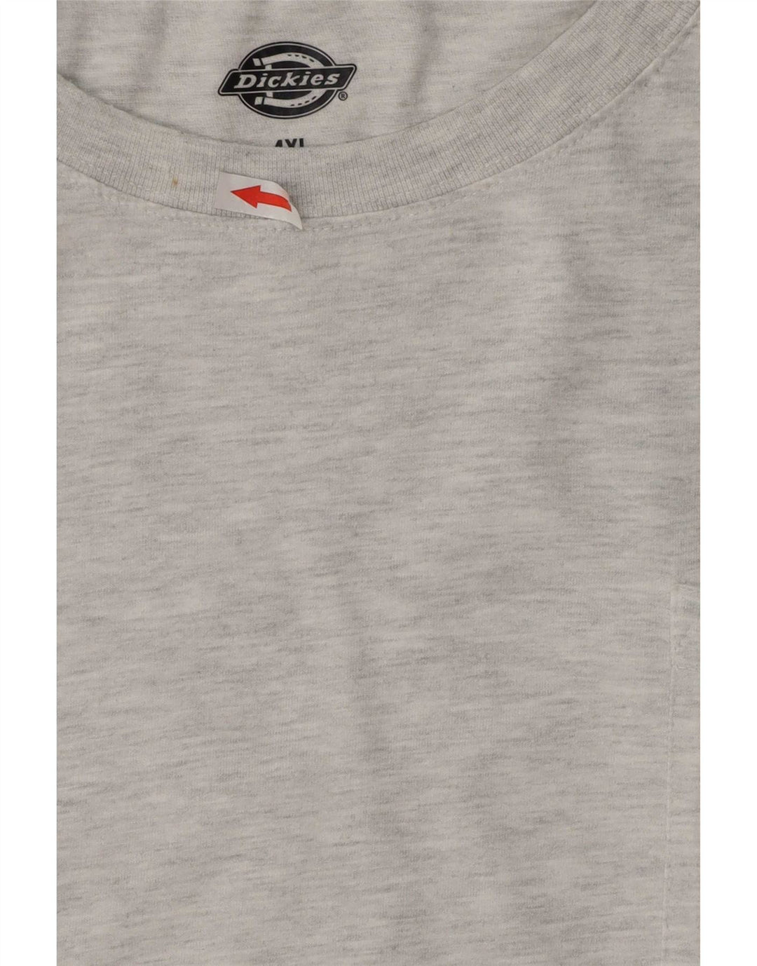 T-shirt da uomo Dickies Top 4XL cotone chiazzato grigio