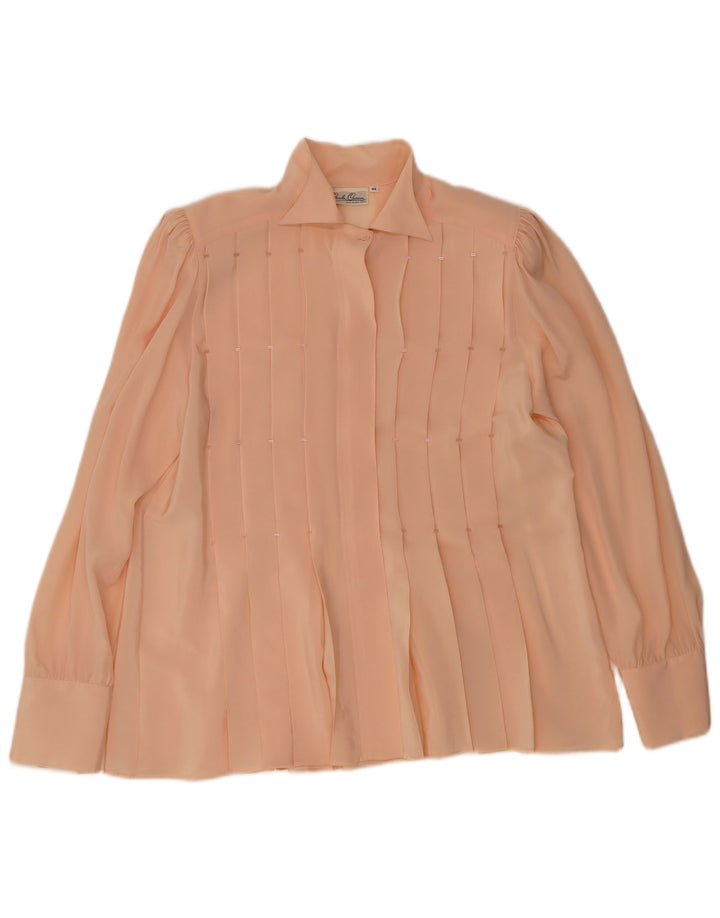Camicia Donna Carla Carini IT 44 Rosa Medio Seta
