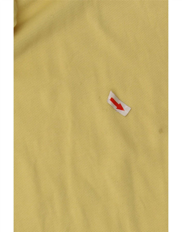 Polo da uomo Lacoste taglia 7 2XL cotone giallo