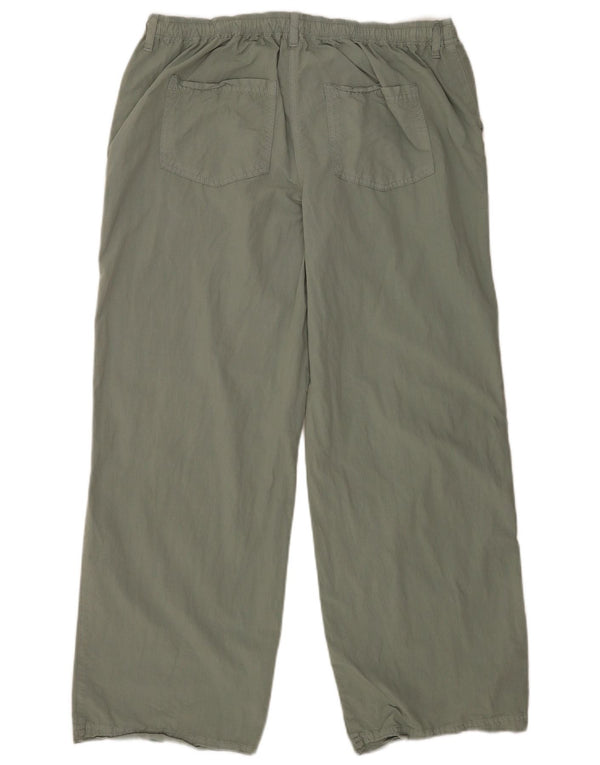 Topshop Pantaloni casual dalla vestibilità rilassata da donna UK 12 Medium W34 L29 Cotone grigio
