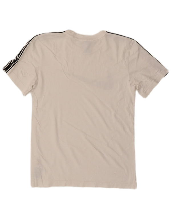 T-shirt grafica da uomo Nike Top XS in cotone color block bianco