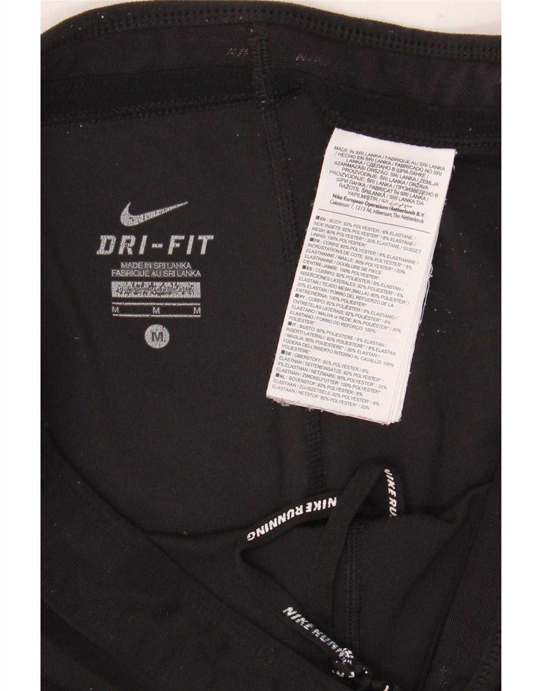 Leggings Nike Dri Fit da donna UK 14 medio nero poliestere