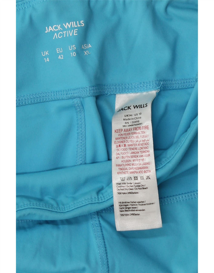 JACK WILLS Leggings da donna UK 14 Poliestere a righe grandi blu
