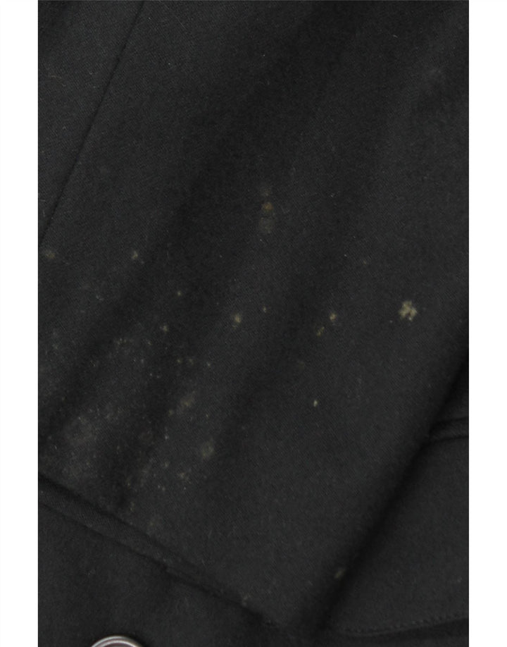 Giacca blazer doppiopetto da uomo SISLEY UK 38 lana nera media