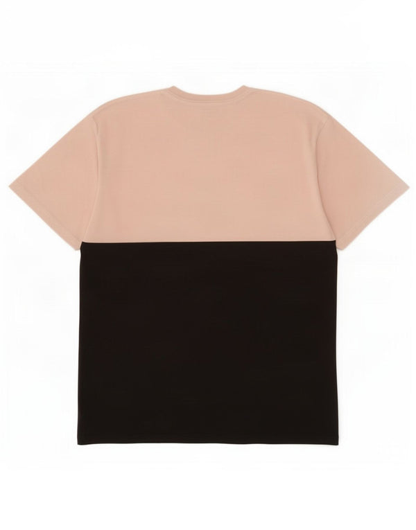 T-shirt da uomo Vans Classic Fit, taglia grande, in cotone color block nero