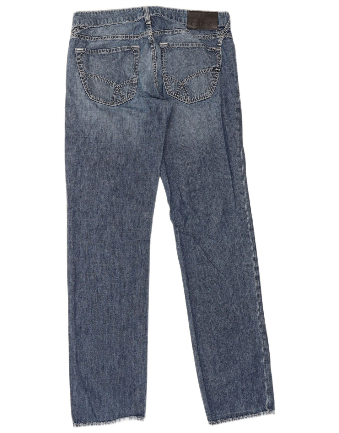 Jeans dritti da uomo Gas W32 L34 cotone blu