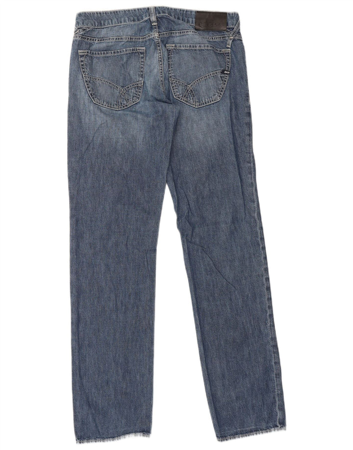 Jeans dritti da uomo Gas W32 L34 cotone blu