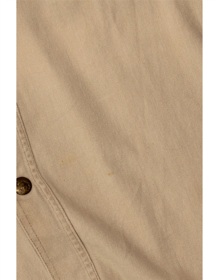 Camicia a maniche corte da uomo Camel XL Beige