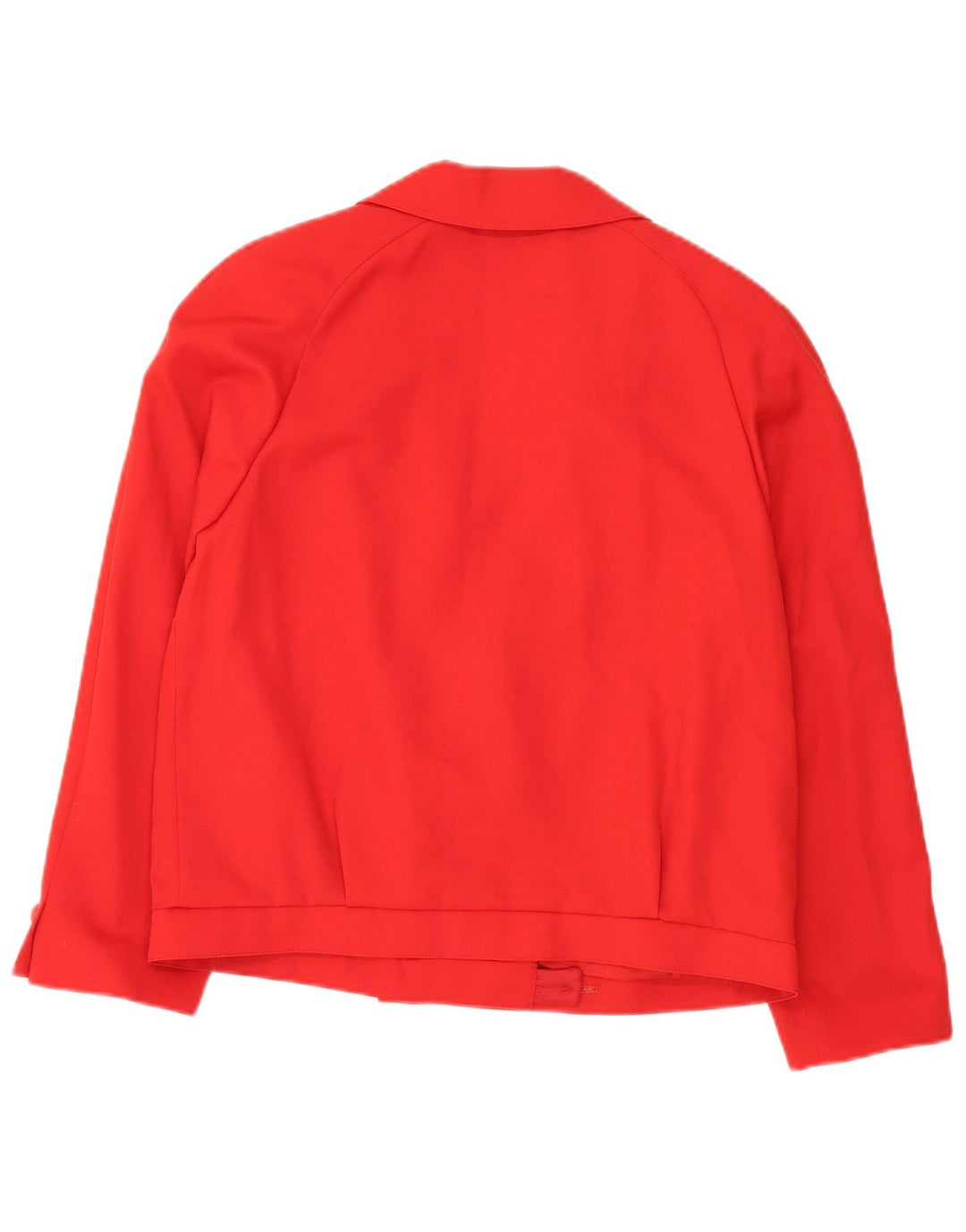 Giacca blazer doppiopetto vintage da donna corta IT 44 rosso medio