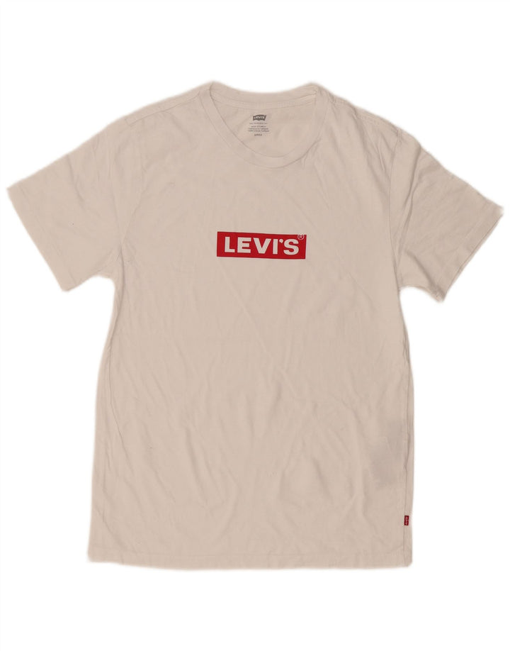 T-shirt grafica da uomo Levi's Top piccola in cotone bianco