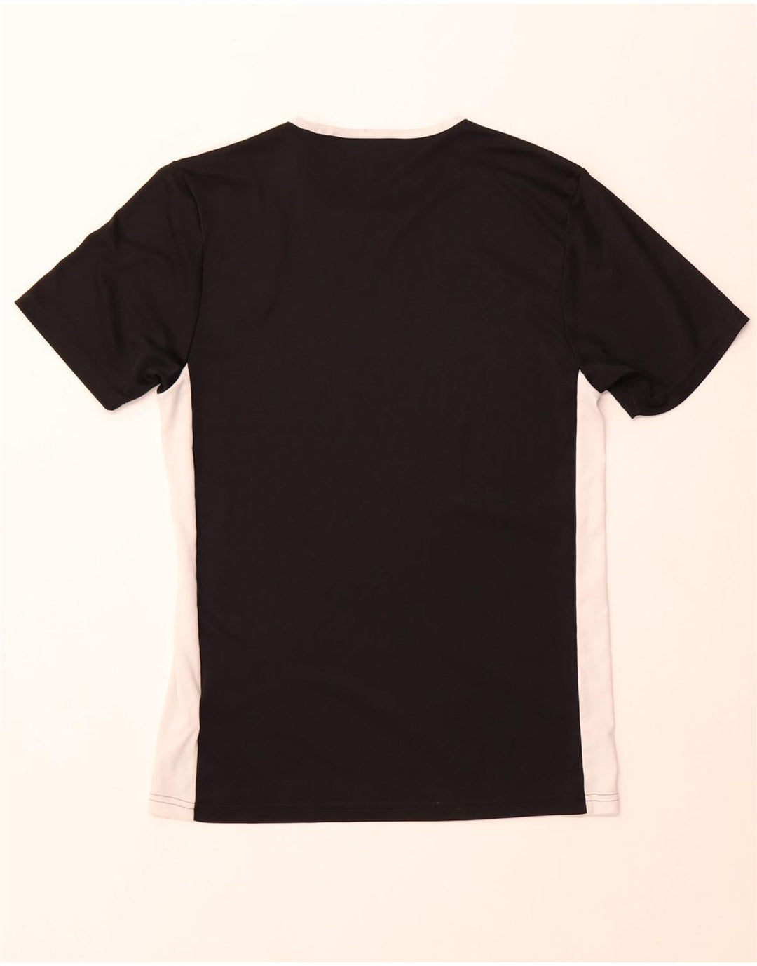 T-shirt ADIDAS da uomo Climalite Top Small in poliestere color block nero