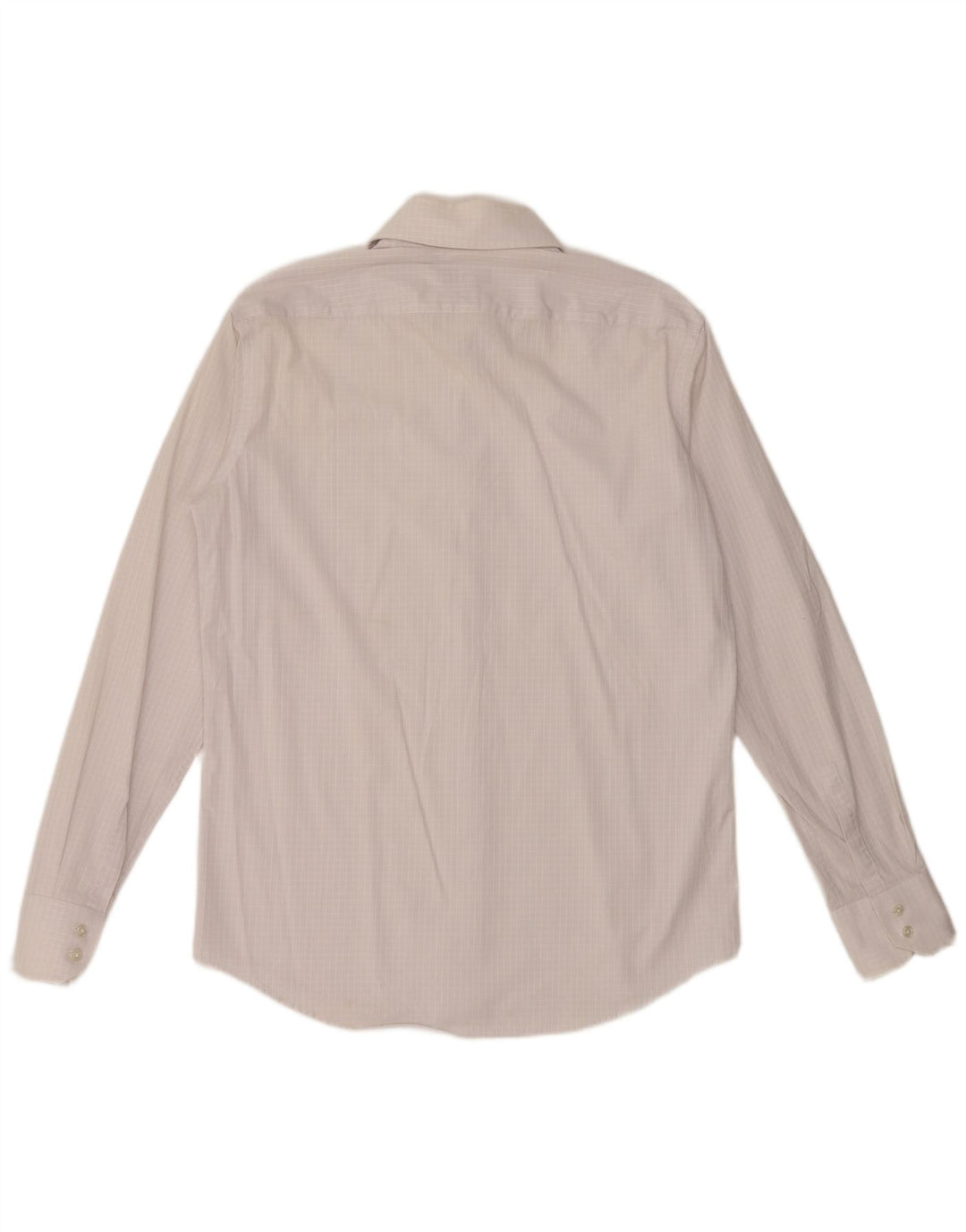 Camicia HUGO BOSS da uomo vestibilità regolare taglia 40 15 3/4 percalle bianco medio