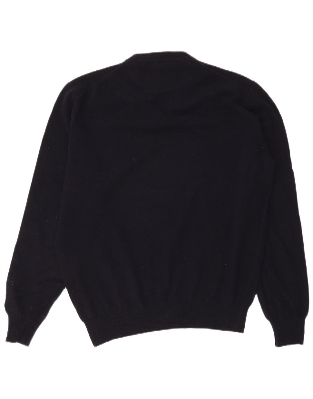 Maglione da uomo con scollo a V Armata Di Mare, grande, in lana blu navy