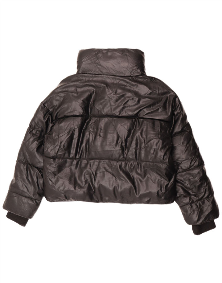 Giacca imbottita da donna Zara UK 16 grande poliestere nero
