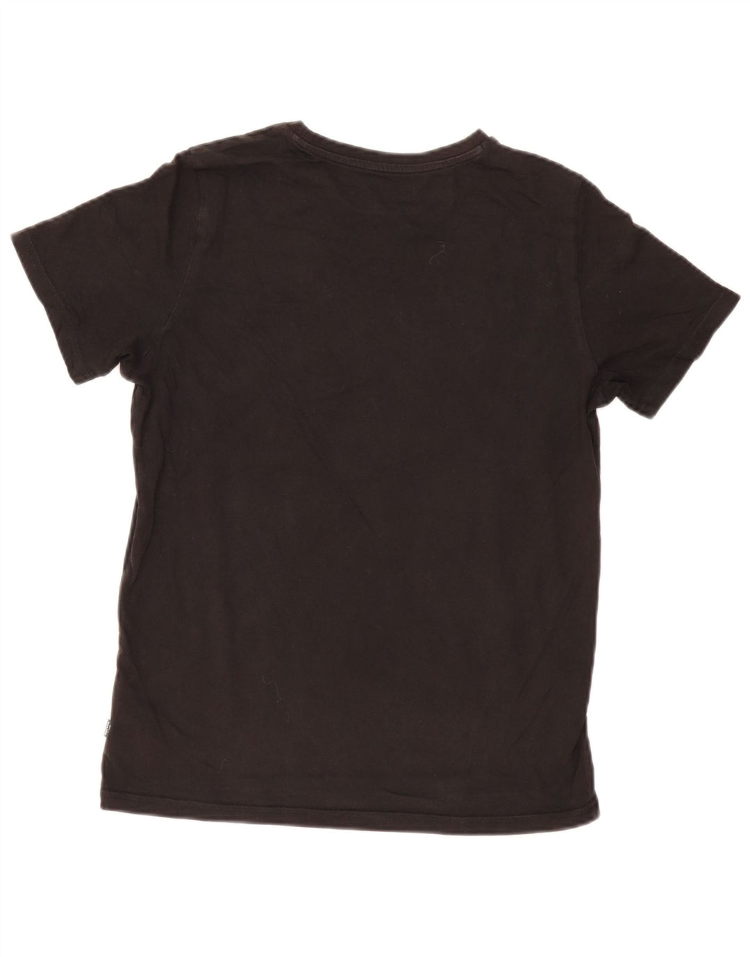T-shirt grafica da uomo Puma Top Small in cotone nero