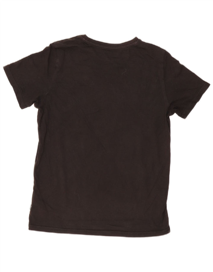 T-shirt grafica da uomo Puma Top Small in cotone nero