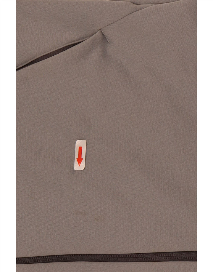 Maglione con cappuccio e zip da uomo Berghaus Poliestere color block grigio medio