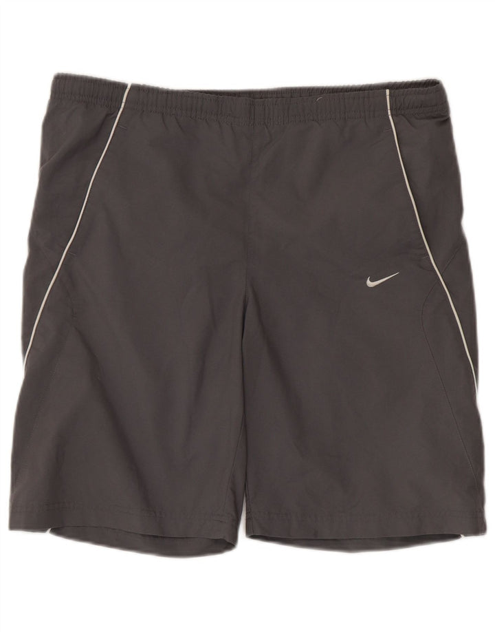 Pantaloncini sportivi Nike da uomo piccoli grigi