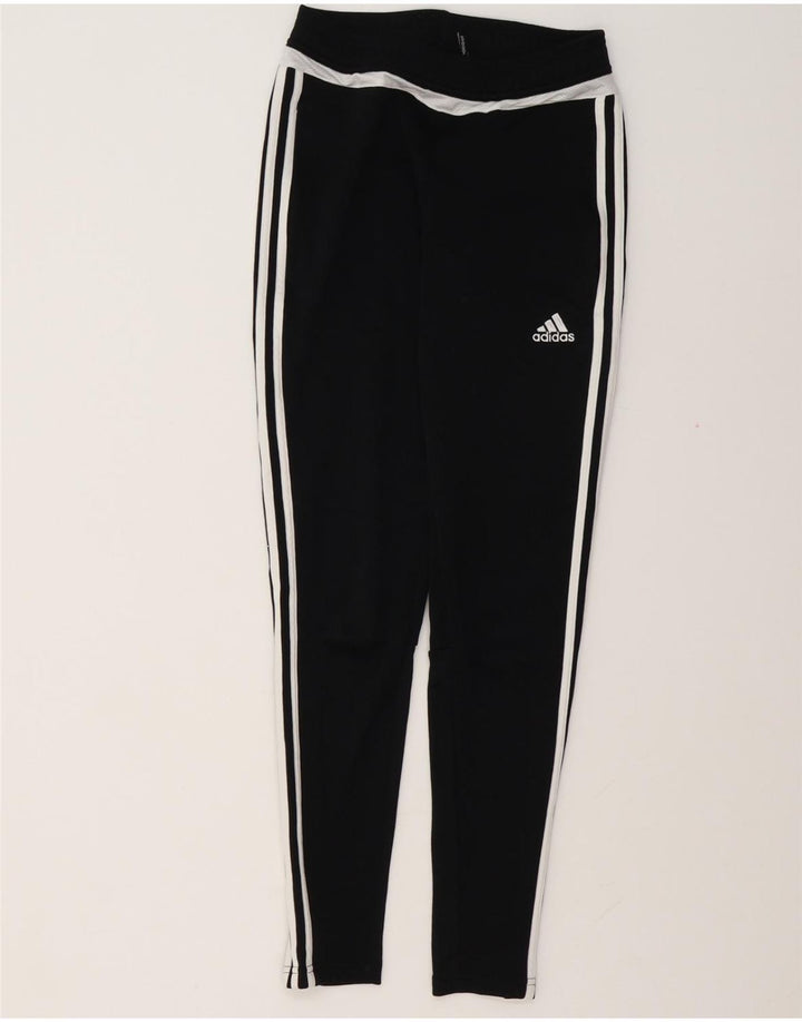 Leggings ADIDAS Climacool da donna UK 4/6 XS Poliestere nero