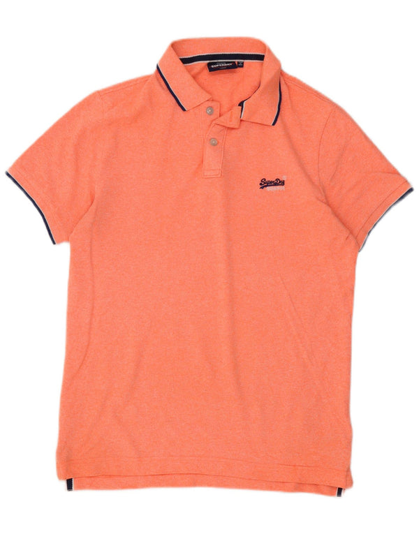 Polo da uomo Superdry Large in cotone arancione