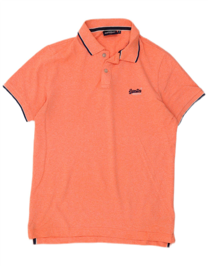 Polo da uomo Superdry Large in cotone arancione