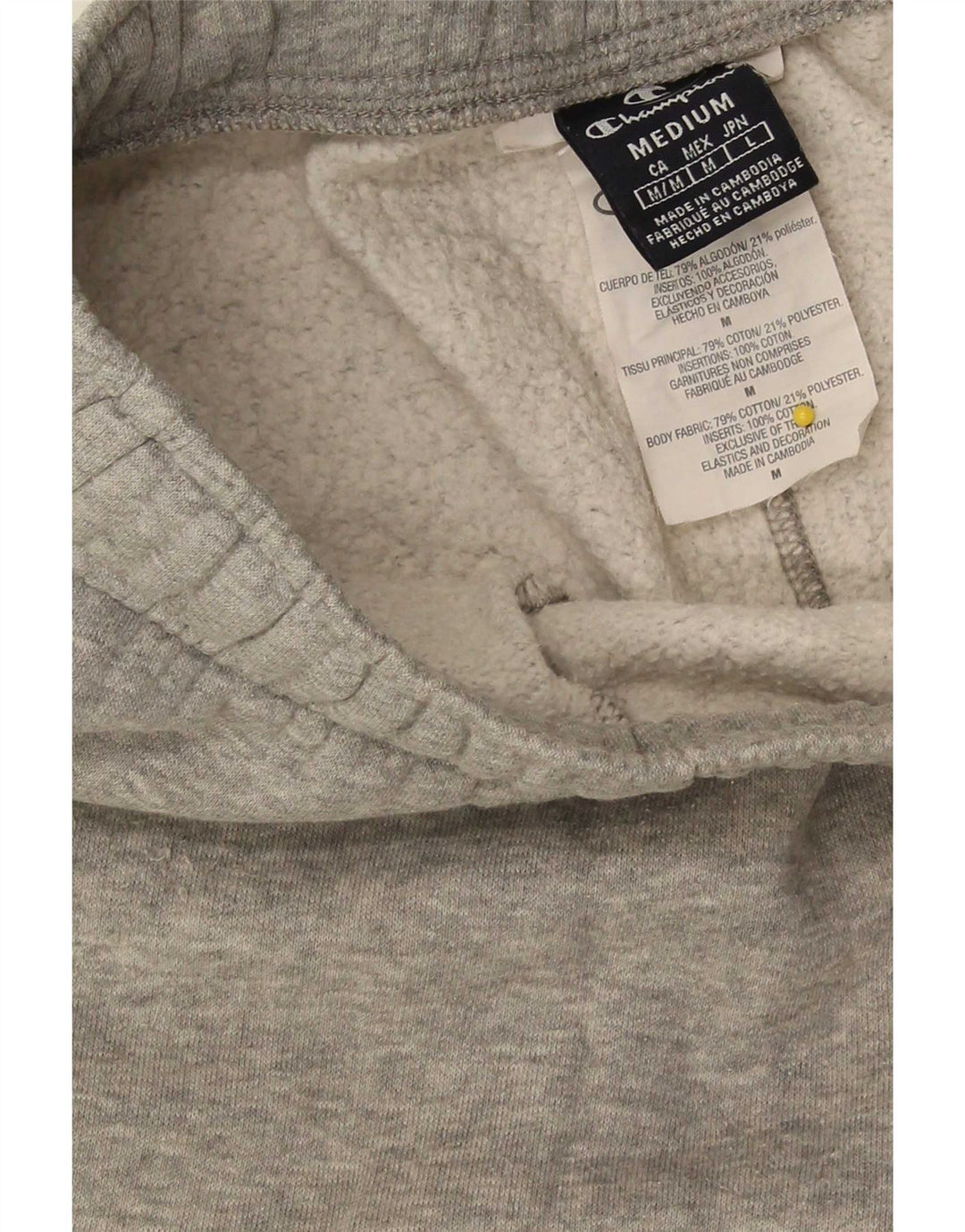 Pantaloni da tuta da uomo Champion Joggers in cotone grigio medio