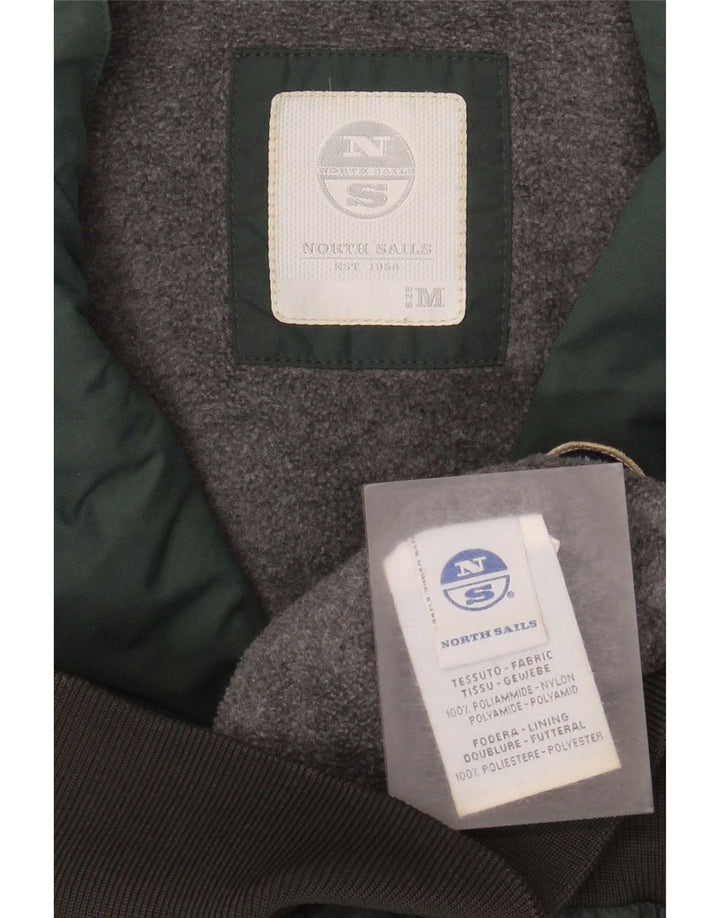 Giacca a vento bomber da uomo North Sails UK 38 Verde medio Poliammide