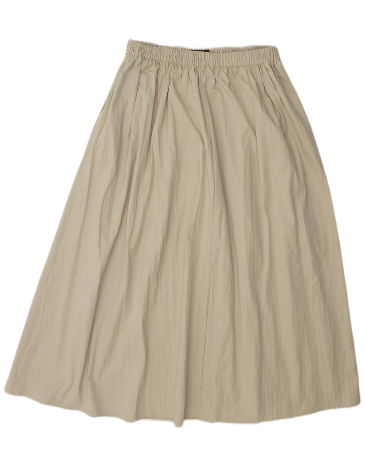 Gonna svasata da donna Zara piccola W26 poliestere beige