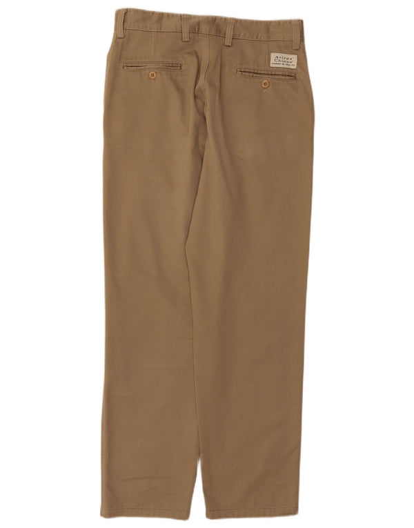 Pantaloni chino dritti da uomo Avirex W30 L28 in cotone beige