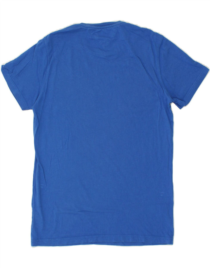 TOMMY HILFIGER T-shirt grafica da uomo Top in cotone blu medio