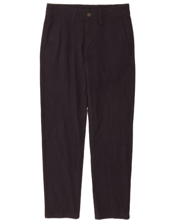 Pantaloni chino affusolati da uomo Zara EU 36 XS W29 L29 poliestere blu navy