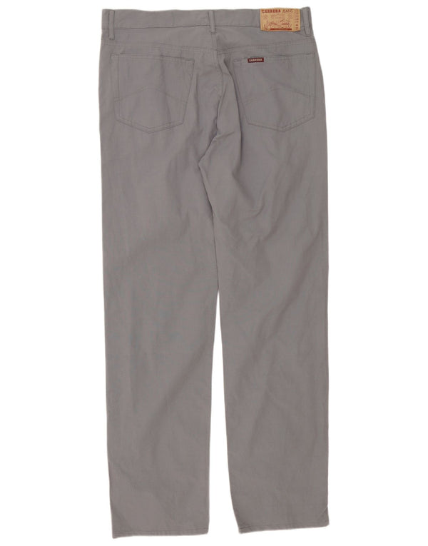 Pantaloni casual dritti da uomo Carrera W38 L34 cotone grigio