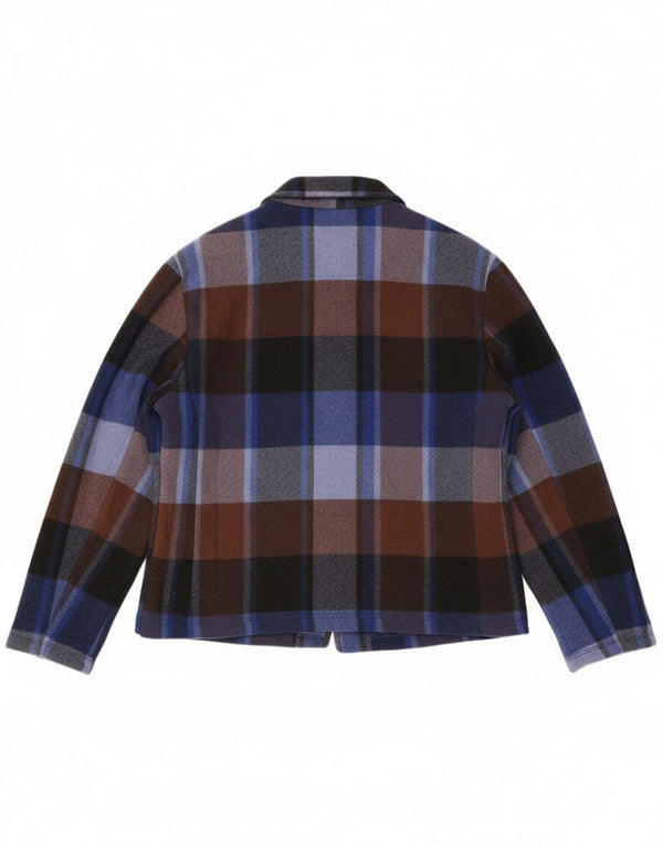 Giubbotto bomber da donna Jake IT 42 blu medio a quadri