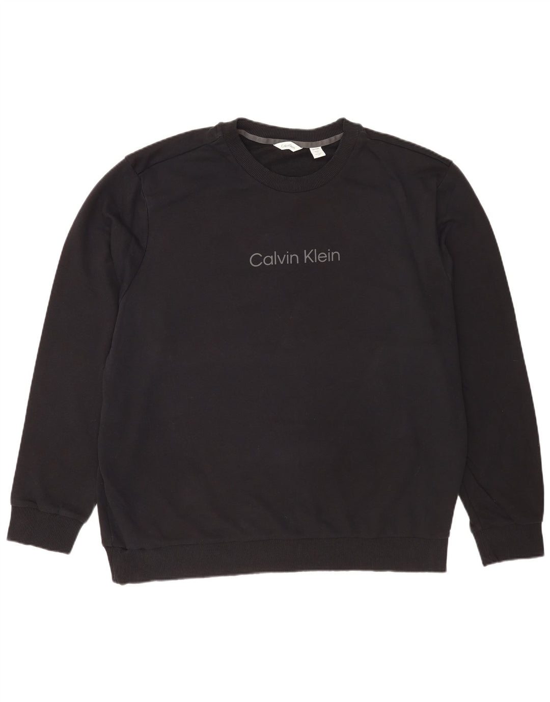 Felpa grafica da uomo Calvin Klein 2XL cotone nero
