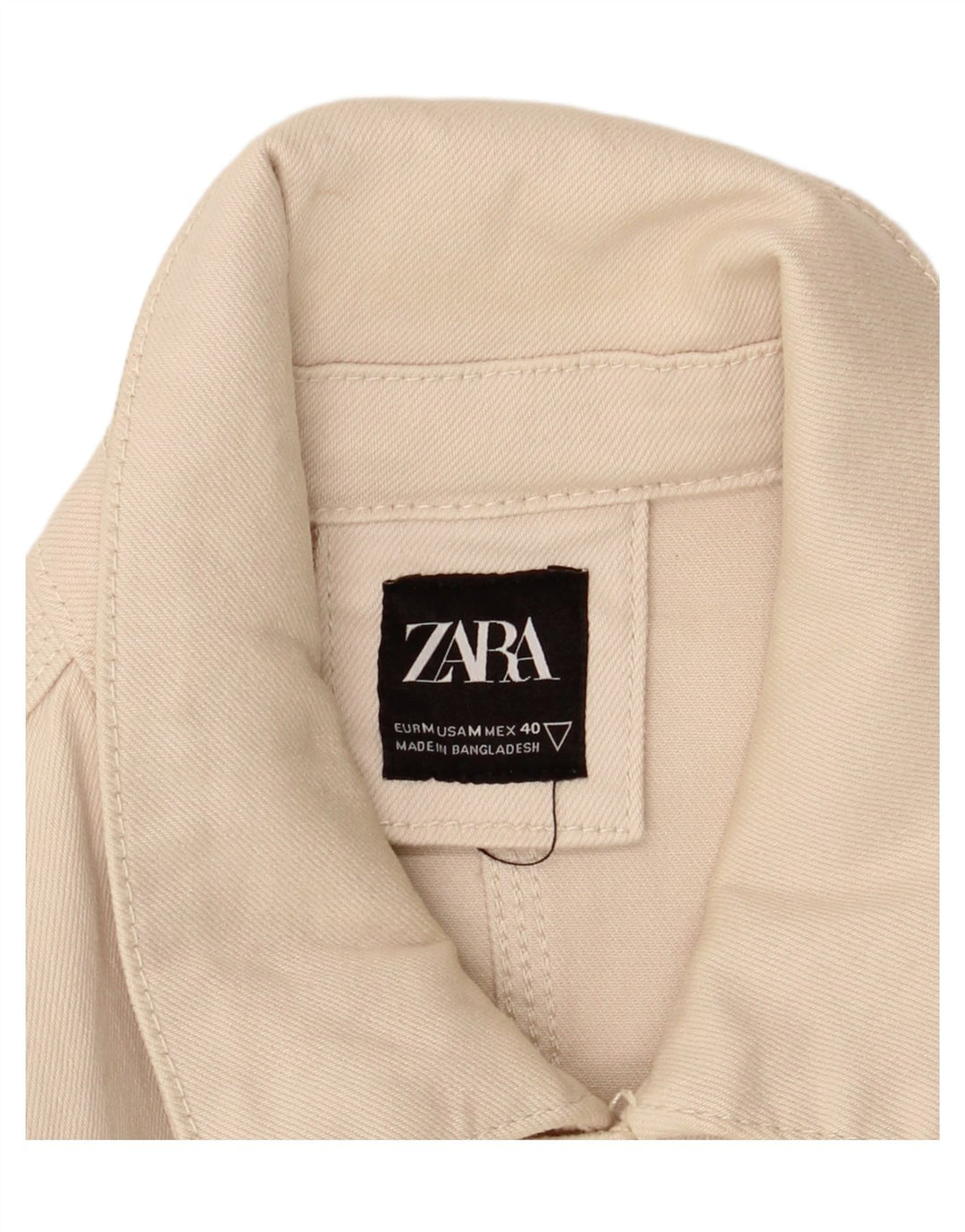 Giacca utility da uomo Zara UK 38 Cotone beige medio