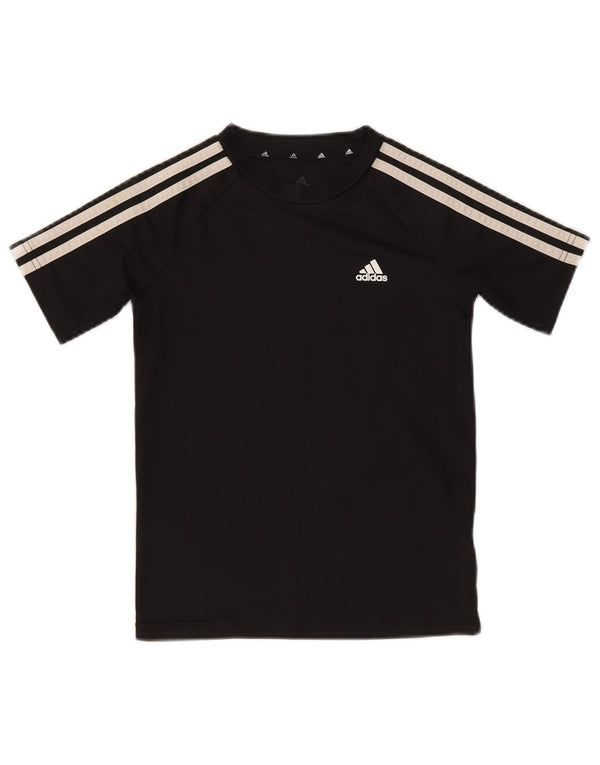 Maglietta Adidas Aeroready da bambino 9-10 anni in poliestere nero