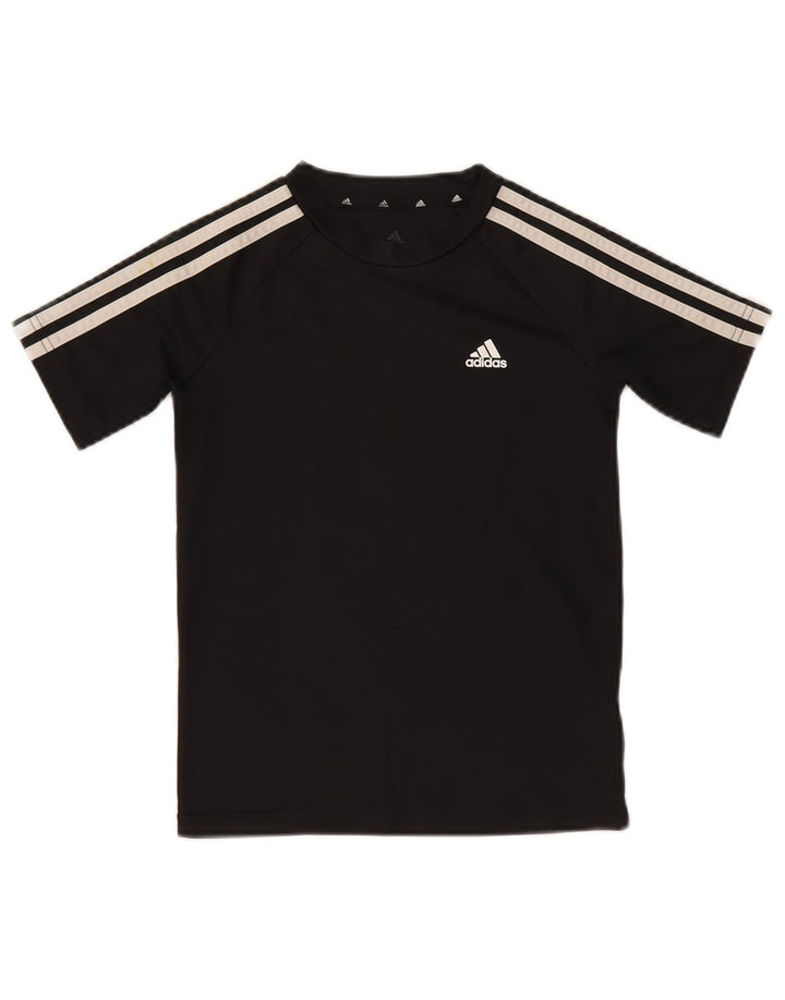 Maglietta Adidas Aeroready da bambino 9-10 anni in poliestere nero