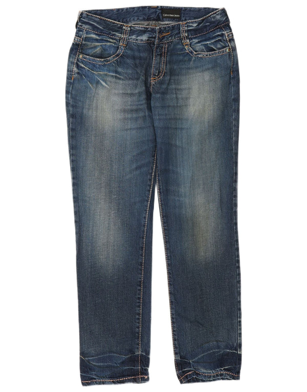 Calvin Klein Jeans slim da donna W29 L28 Blu Cotone
