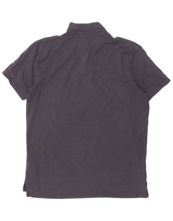 Polo da uomo vestibilità regolare Tommy Hilfiger Large in cotone blu navy