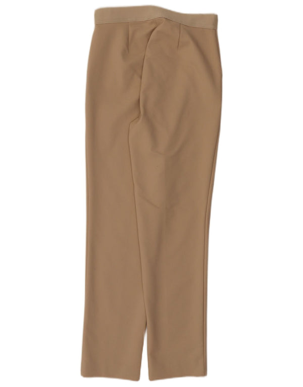 Pantaloni casual affusolati da donna Marks & Spencer UK 8 piccoli W28 L27 Beige