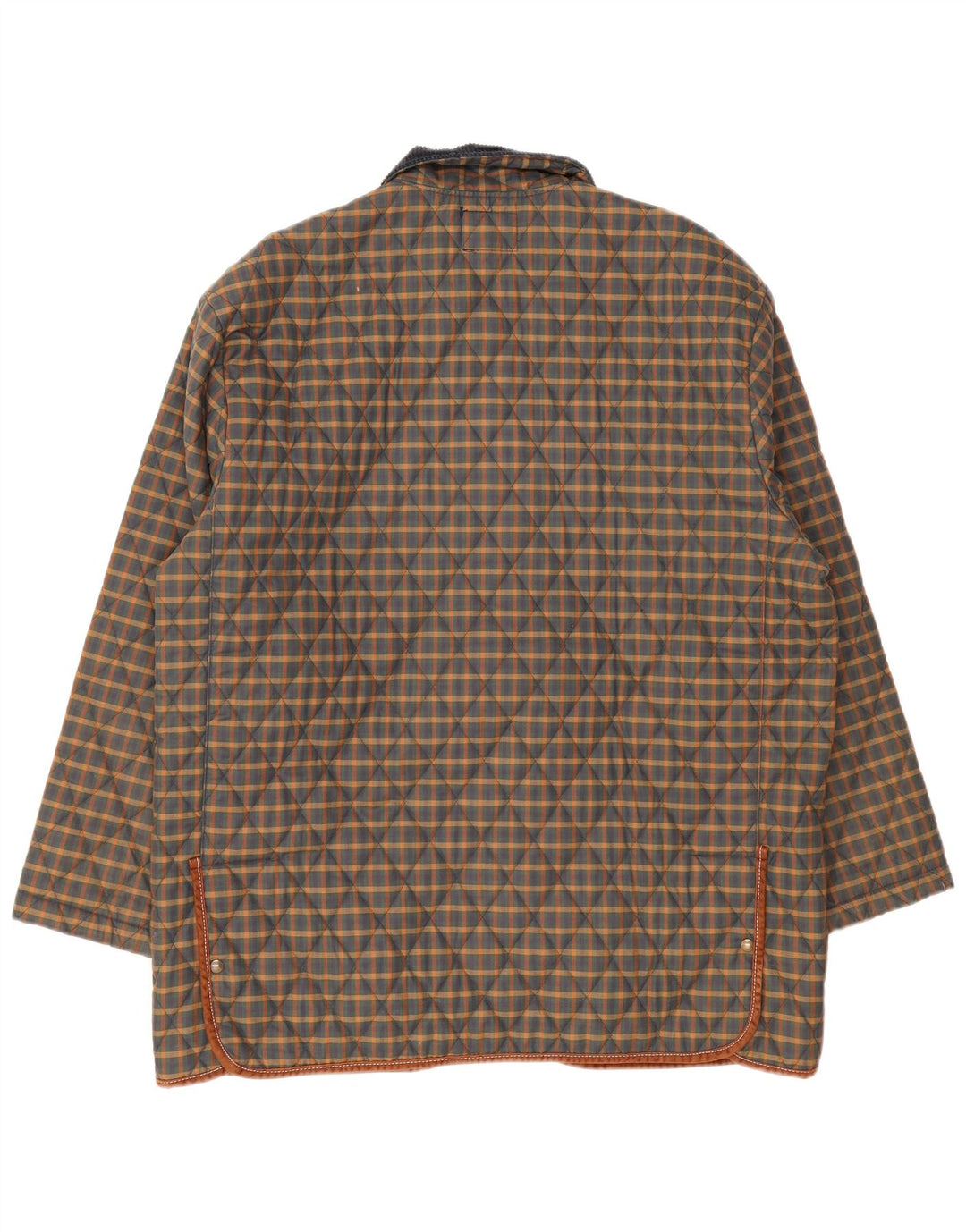 Giacca trapuntata da uomo Derby Saddlery UK 42 XL Poliestere a quadri multicolore