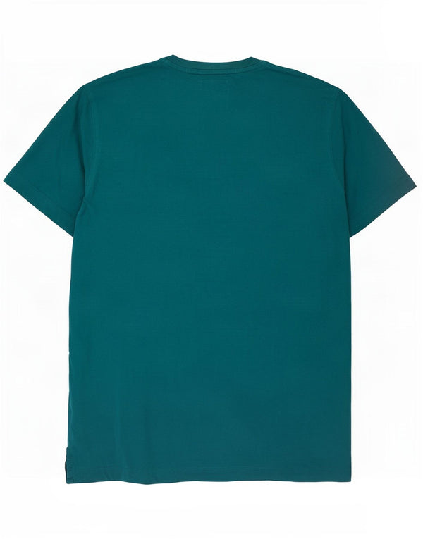 Crew Clothing T-shirt da uomo Top Large in cotone turchese
