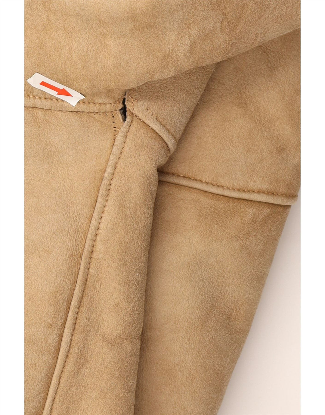 Giacca in shearling vintage da uomo UK 38 Marrone medio