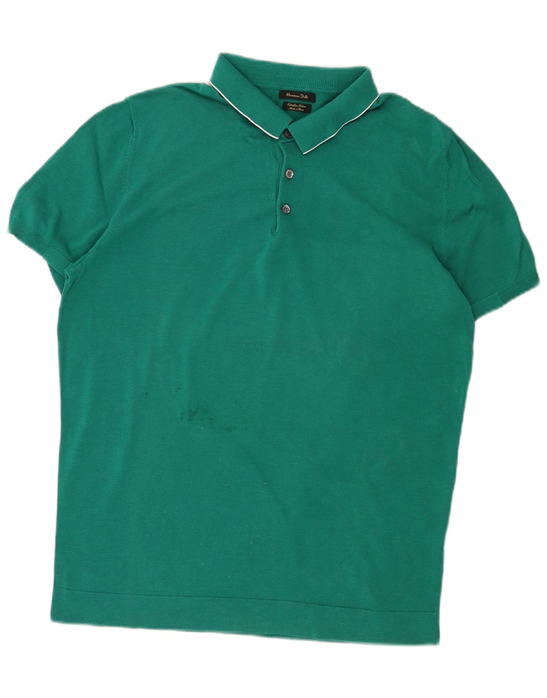 Polo da uomo Massimo Dutti grande verde